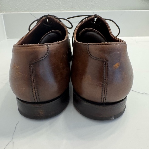 Men’s Crockett & Jones Audrey Brown Calf Leather Oxford Shoes- Size 10 main image 9